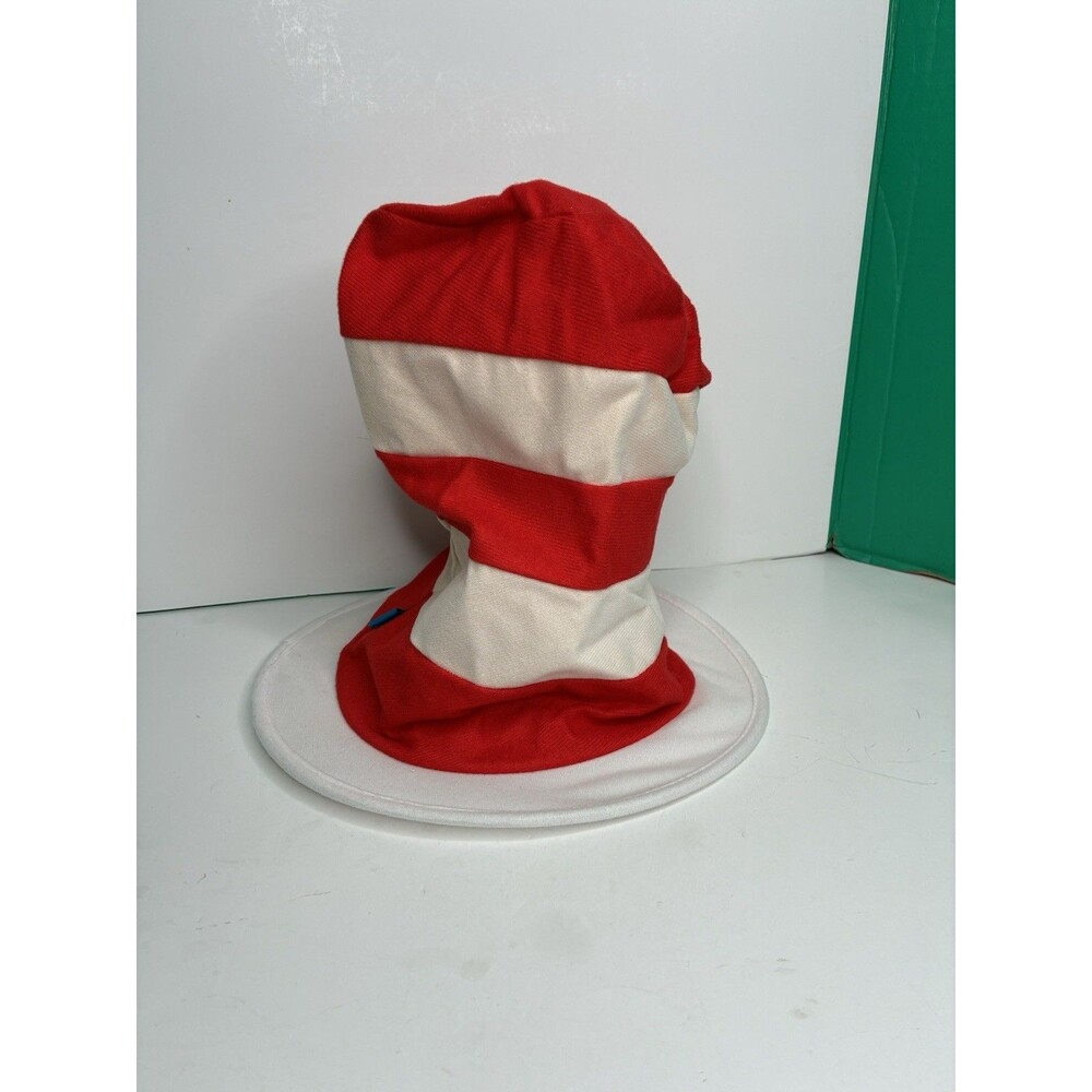 Dr Seuss Cat In The Hat Striped Felt Top Hat Classic Storybook Time Cosplay